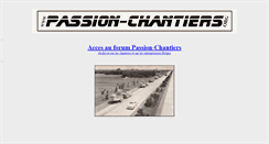 Desktop Screenshot of passion-chantier.org